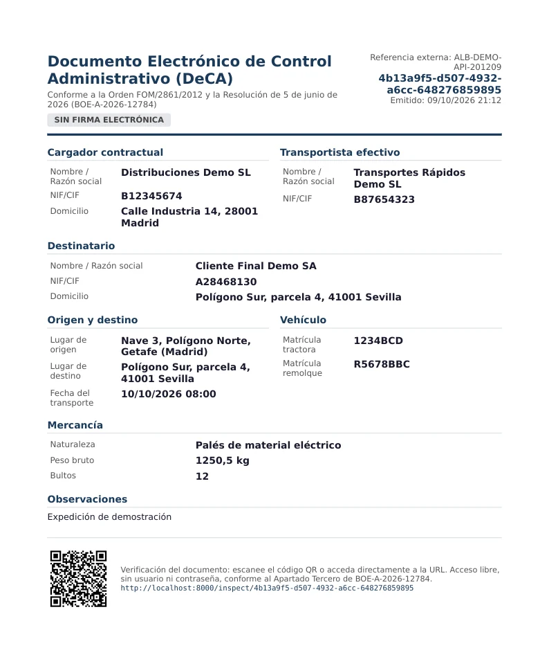 El DeCA en PDF