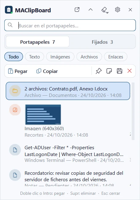 Ventana rápida